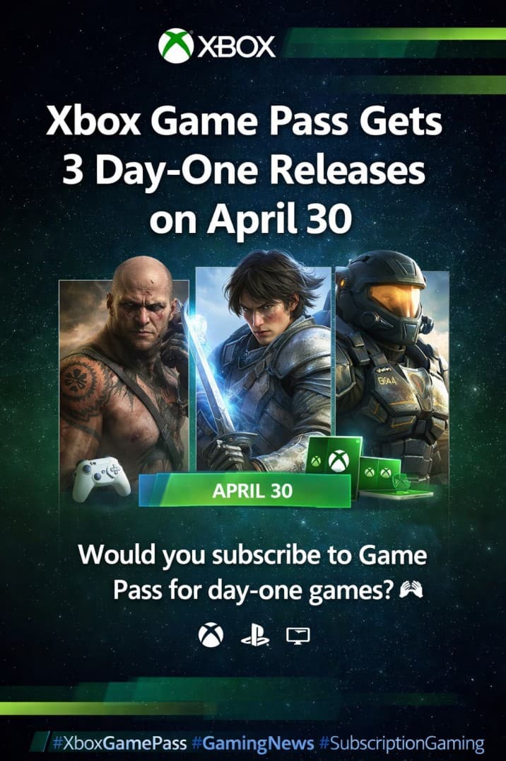 مايكروسوفت تعلن عن ثلاث ألعاب تصدر في اليوم الأول على Xbox Game Pass